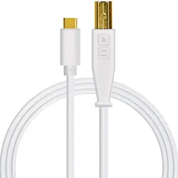 DJTechTools USB-C cable white (1.50 m), USB Kabel