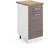 Vicco Schubladenschrank R-Line 40 x 60 x 81,5 cm Grau/Weiß
