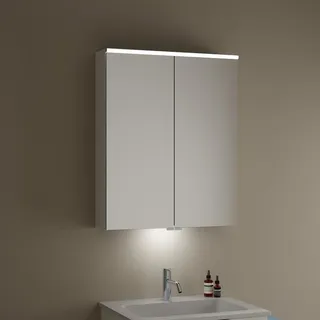 65 cm weiß glanz LED-Waschtischbeleuchtung