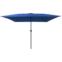 VidaXL Sonnenschirm Quadratisch 295x245 cm Azurblau