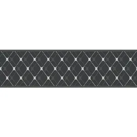 ascreation Borte selbstklebend Geometrisch 5 m x 17 cm Schwarz/Grau 384225