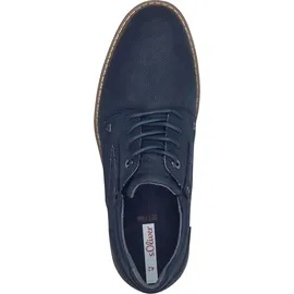 S.Oliver Herren Schnürschuhe Freizeit Elegant, Blau 44 EU - 44 EU