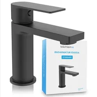 Bächlein Edessa Einhandmischer Schwarz Matt