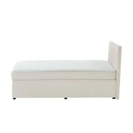 Möbel Kraft Boxspringbett 97 x 104 cm H3 Creme