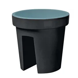 Centi Ø 28 x 25 cm Schwarz/Pastellblau