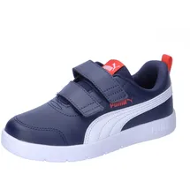 Puma Courtflex V3 V Navy / White / Red 20