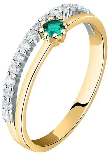 Live Diamond Damenring LDY040192014 - gelbgold - 54