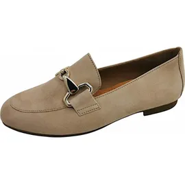 Gabor Fashion Damen-Slipper Beige-Gold, Farbe:beige/schlamm, UK Größe:8 - Beige - 42