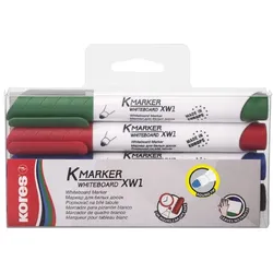 Kores Whiteboard- & Flipchart-Marker 'K MARKER', 4er Etui