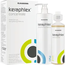 Elkaderm: Keraphlex Concentrate XXL Step 1 Schutz 500 ml + Step 2 Stärkung 1000 ml Geschenkset
