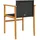 vidaXL Gartenstuhl 50 x 75 x 78 cm schwarz 2 St.