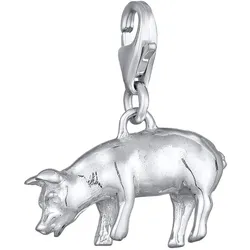 Nenalina Anhänger Schwein Glücksschwein 925 Silber OneSize Damen 