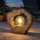 GLOBO Solarleuchte Kunststoff 30,5x8,5x25,5 cm 1x LED warmweiß braun