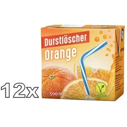 Durstlöscher Orange 500ml Erfrischungsgetränk 12x500ml