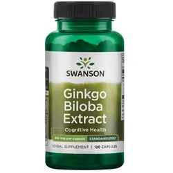 Ginkgo Biloba Extrakt 60 mg 120 Kapseln