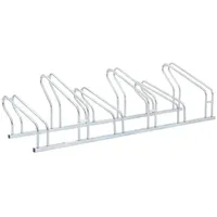 vidaXL Fahrradständer für 6 Fahrräder Freistehend Verzinkter Stahl