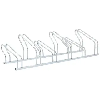 vidaXL Fahrradständer für 6 Fahrräder Freistehend Verzinkter Stahl