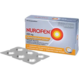 RECKITT Nurofen 200 mg Schmelztabletten Lemon 24 St.