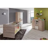 WIMEX »Bergamo« Set, 3 Stk. tlg. Bett + Wickelkommode + 2 trg. Schrank