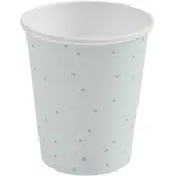Rico Design Pappbecher Punkte, Mint,