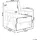 Beliani Sessel EVJE Stoff 65 x 81 x 57 cm Beige mit Kissen