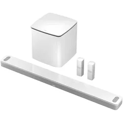 BOSE Soundbar "Smart Ultra Soundbar mit Dolby Atmos", weiß, B:104,5cm H:5,82cm T:10,7cm, Lautsprecher, Multiroom, Immersive Sound, Alexa, AIRPLAY 2, Simple Sync