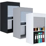 VCM Aktos L Rollladenschrank 50 x 40 x 93 cm grau