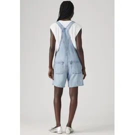Levi's Latzhose "UTILITY SHORTALL", Damen, Gr. XS (34), N-Gr, summer job, Web, Obermaterial: 100% Baumwolle, unifarben, relaxed fit ca. Mitte Oberschenkel, Hosen, Sommerhose im Five-Pocket Style