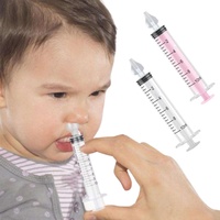 ZKGYUS 2 Stück Nasendusche für Babys, 10 ml Professionelle Nasenspülung, Nasenwaschreiniger, Sauber und wiederverwendbarer