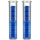 Regenmesser Ersatzrohr, genaue Regenmesser im Freien Best Rated, 7“ Kapazität Regenmesser Rohr Ersatz für Hof & Garten, Wasserzähler für Regen