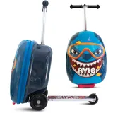 Flyte Scooter Koffer 2-Rollen Cabin 45 cm / 25 l blau