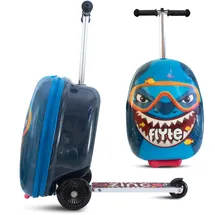 Flyte Scooter Koffer 2-Rollen Cabin 45 cm / 25 l blau