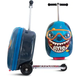 Flyte Scooter Koffer 2-Rollen Cabin 45 cm / 25 l blau