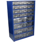 KOTARBAU® Werkstatt-Aufbewahrungsbox mit Schubfächern 306x460x155 Sortierkasten 20K6M1G Kleinteilemagazin Metall Blue