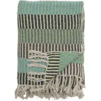Bloomingville Decke 130 x 160 cm, blau