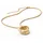 COLLEZIONE ALESSANDRO Kette mit Anhänger Noelle Gold