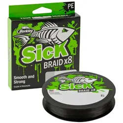 Berkley Sick Braid x8 (300 m, Black), Black, Ø mm: 0,33 / 300 m