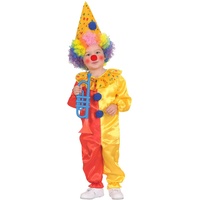Widmann - Kinderkostüm Clown, Kostüm, Hut, Karneval, Mottoparty