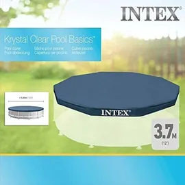 Intex Abdeckplane für Frame Pool 366 cm blau 28031