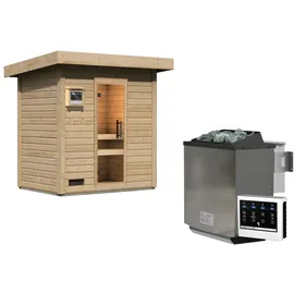 Karibu Caapi 9 kW Bio-Kombiofen + int. Steuerung