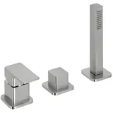 Herzbach CEO Wannenrandarmatur Edelstahl 36.220250.2.14