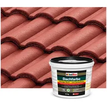 Isolbau Dachfarbe Sockelfarbe Rustikalrot 12 kg Fassadenfarbe RAL Farbe