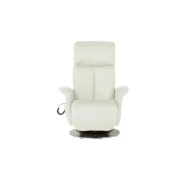 HIMOLLA Sessel 7418 Leder 81 x 111 x 95 cm Creme elektrisch