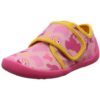 Affenzahn Hausschuh Baumwolle Movy pink kombi - Rosa
