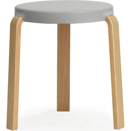 Normann Copenhagen Tap Hocker Holz 41 x 43 x 41 cm Grau