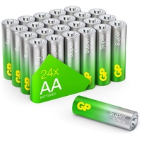 GP Super Mignon (AA)-Batterie Alkali-Mangan 1.5V 24St.