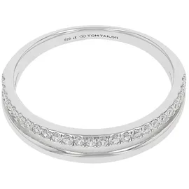Tom Tailor Schmuck Geschenk Silber 925, 4 mm, mit Zirkonia (synth.)