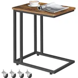 VASAGLE Beistelltisch Vintage Braun 50 x 35 x 60 cm