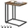 VASAGLE Beistelltisch Vintage Braun 50 x 35 x 60 cm