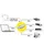 Value USB 3.2 Gen 1 Hub, 4fach, Typ C Anschlusskabel